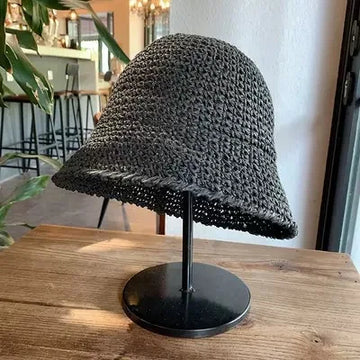 PAPER WEAVE BUCKET HAT