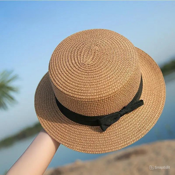 PAPER BOATER HAT