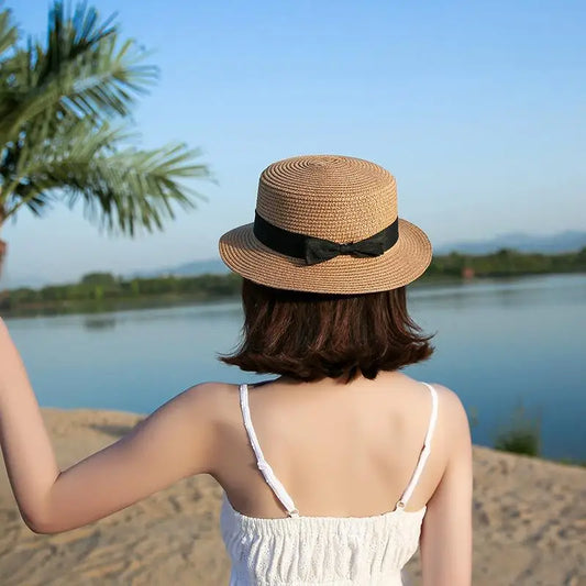 PAPER BOATER HAT