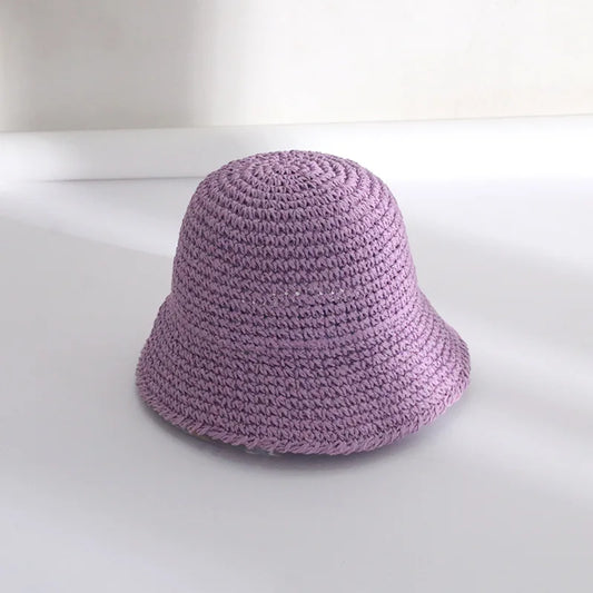 PAPER WEAVE BUCKET HAT